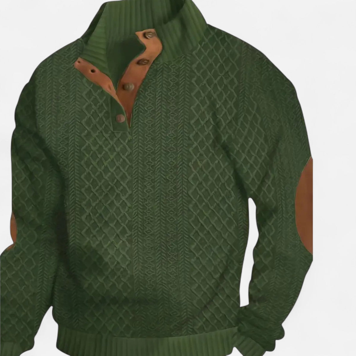 Men’s Textured Knit Pullover