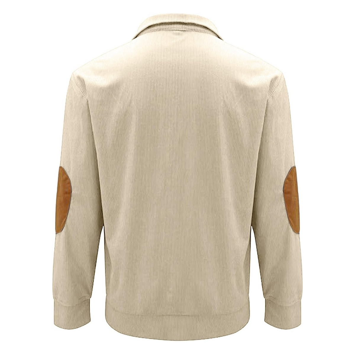 Men’s Corduroy Quarter-Button Sweatshirt