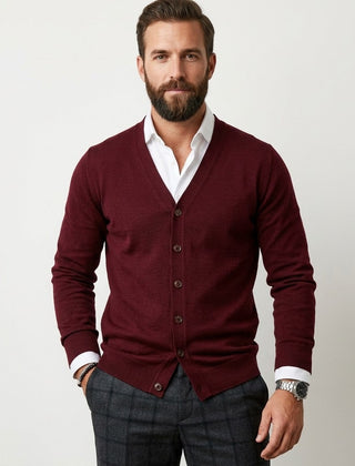 Men’s V-Neck Cardigan