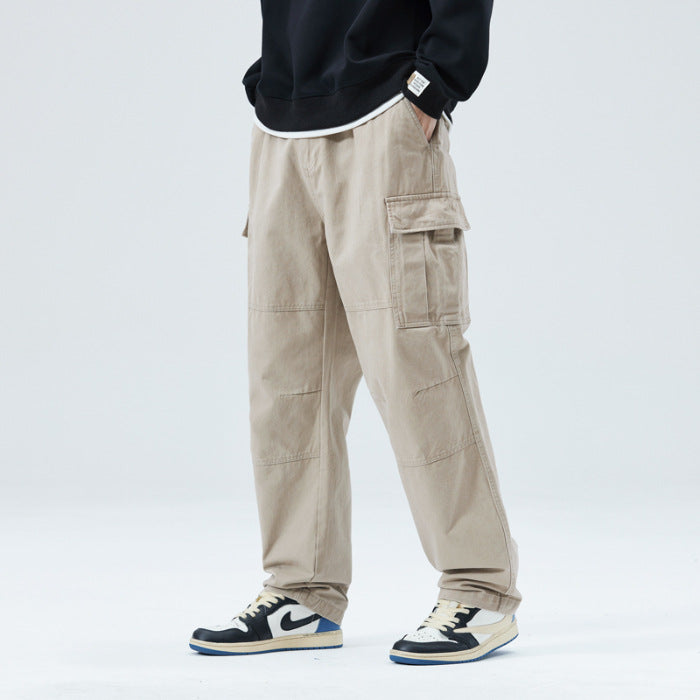 Men’s Cargo Straight-Leg Trousers