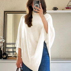 Élise Knit Women's Cape - Ivory