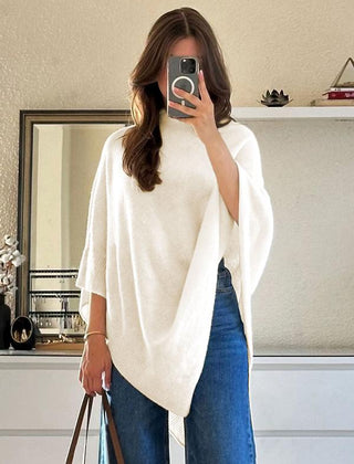 Élise Knit Women's Cape - Ivory
