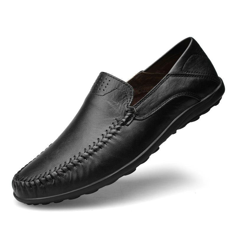 Men’s Leather-Look Loafers