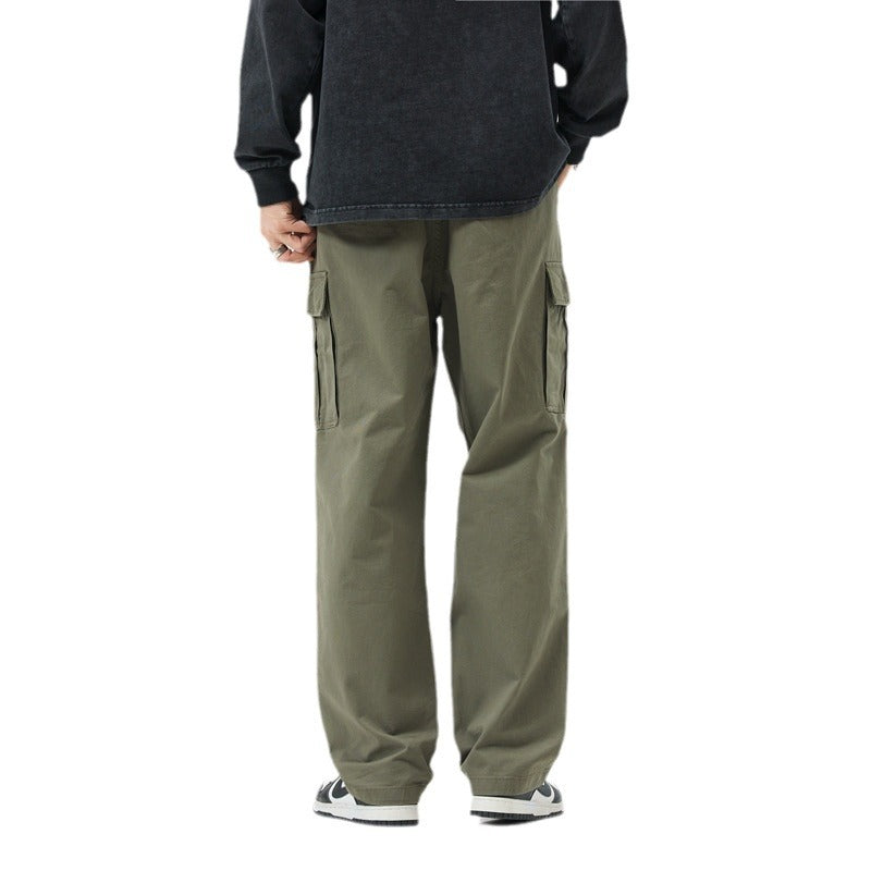 Men’s Cargo Straight-Leg Trousers