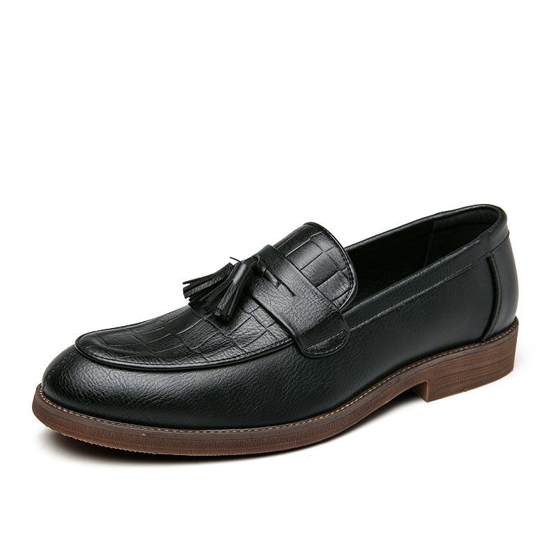 Men’s Leather-Look Tassel Loafers