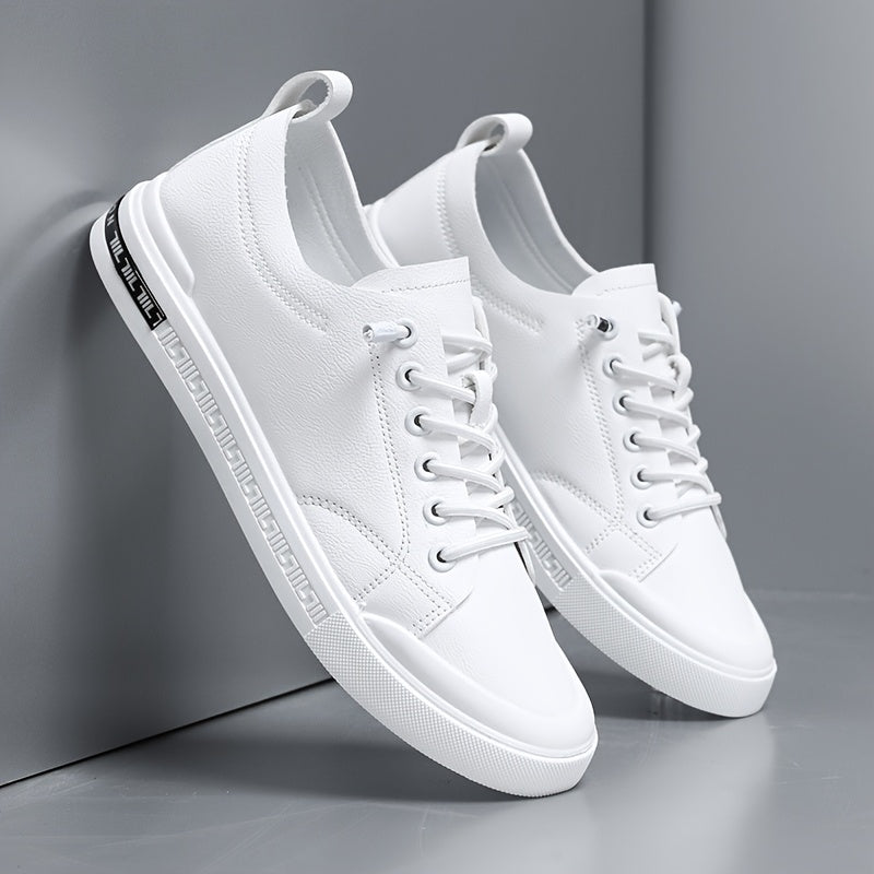Men’s Smooth Leather Low-Top Trainers