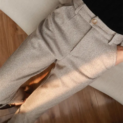 Men’s Tailored Herringbone Trousers