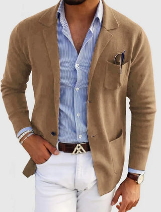Men’s Smart Casual Knit Blazer
