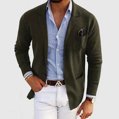 Men’s Smart Casual Knit Blazer