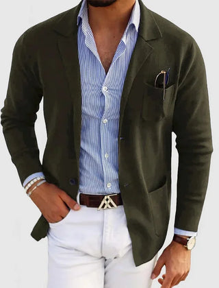 Men’s Smart Casual Knit Blazer