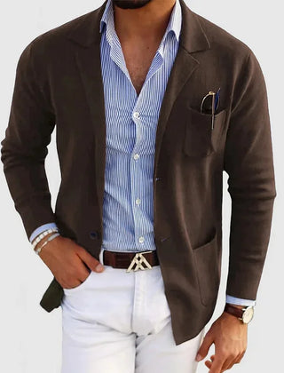 Men’s Smart Casual Knit Blazer
