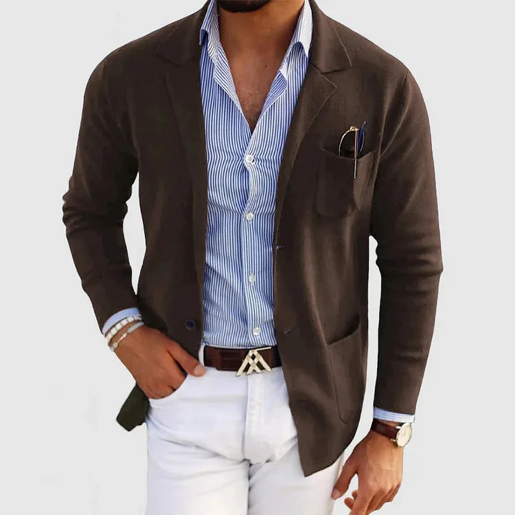 Men’s Smart Casual Knit Blazer