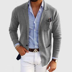 Men’s Smart Casual Knit Blazer