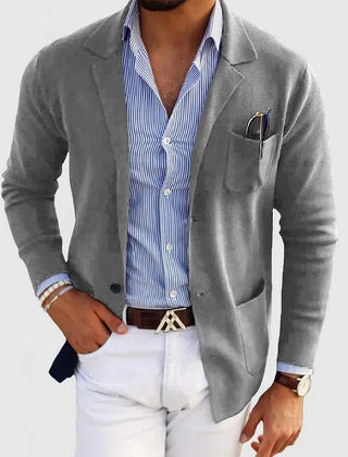 Men’s Smart Casual Knit Blazer
