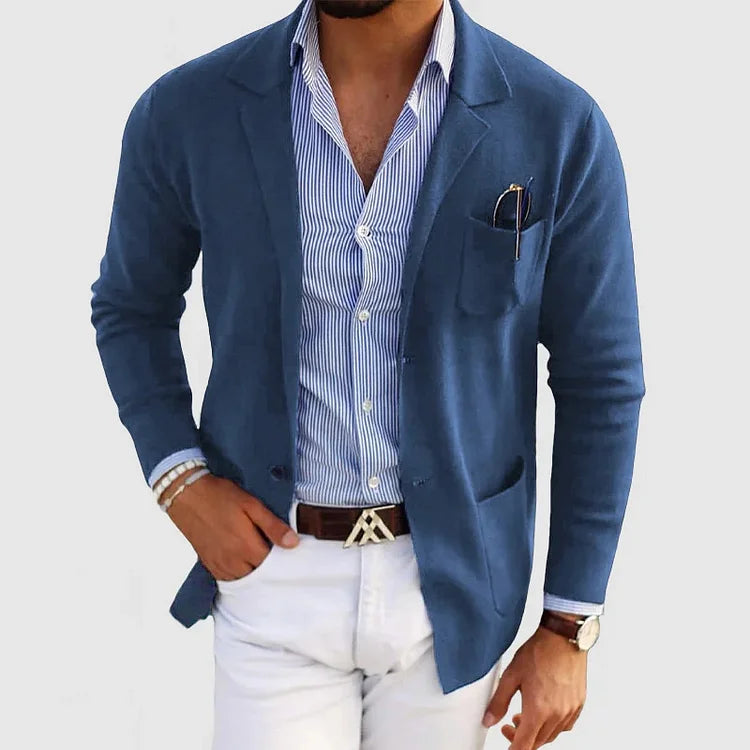 Men’s Smart Casual Knit Blazer