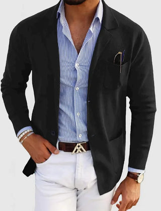 Men’s Smart Casual Knit Blazer