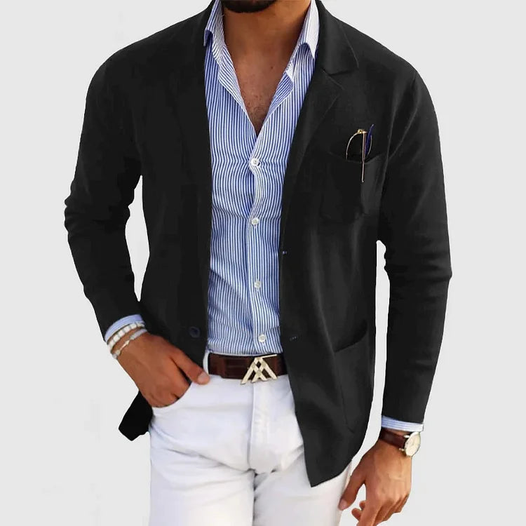 Men’s Smart Casual Knit Blazer