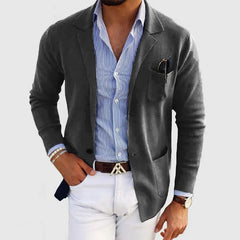 Men’s Smart Casual Knit Blazer