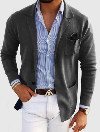 Men’s Smart Casual Knit Blazer