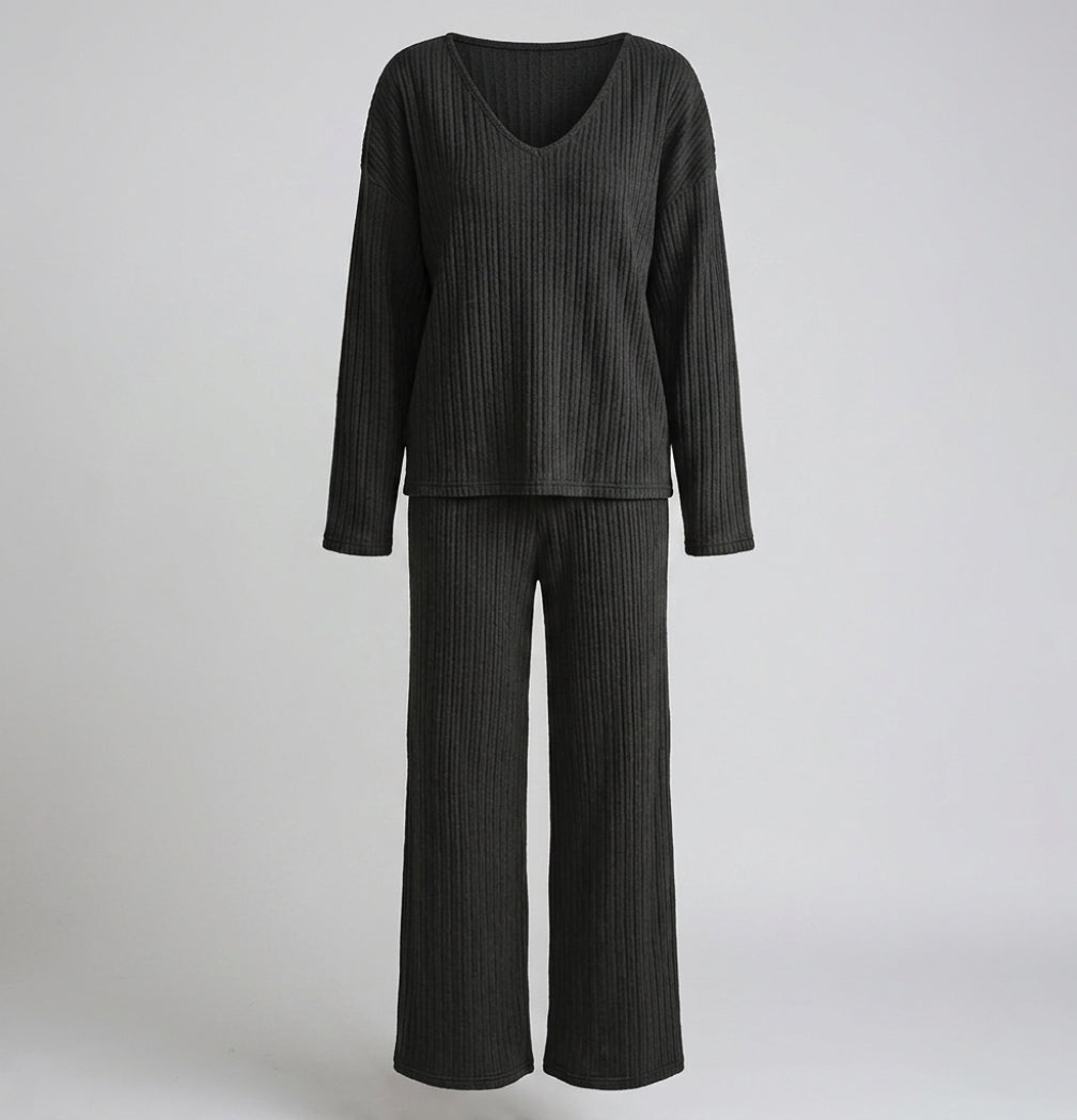 Women’s Ribbed Knit Lounge Set