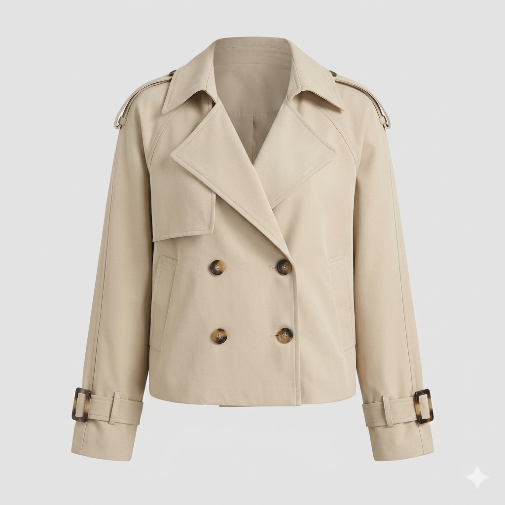 Women’s Cropped Trench Coat