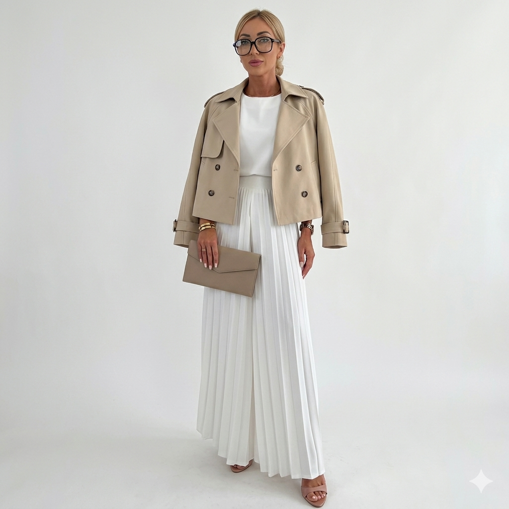 Women’s Cropped Trench Coat