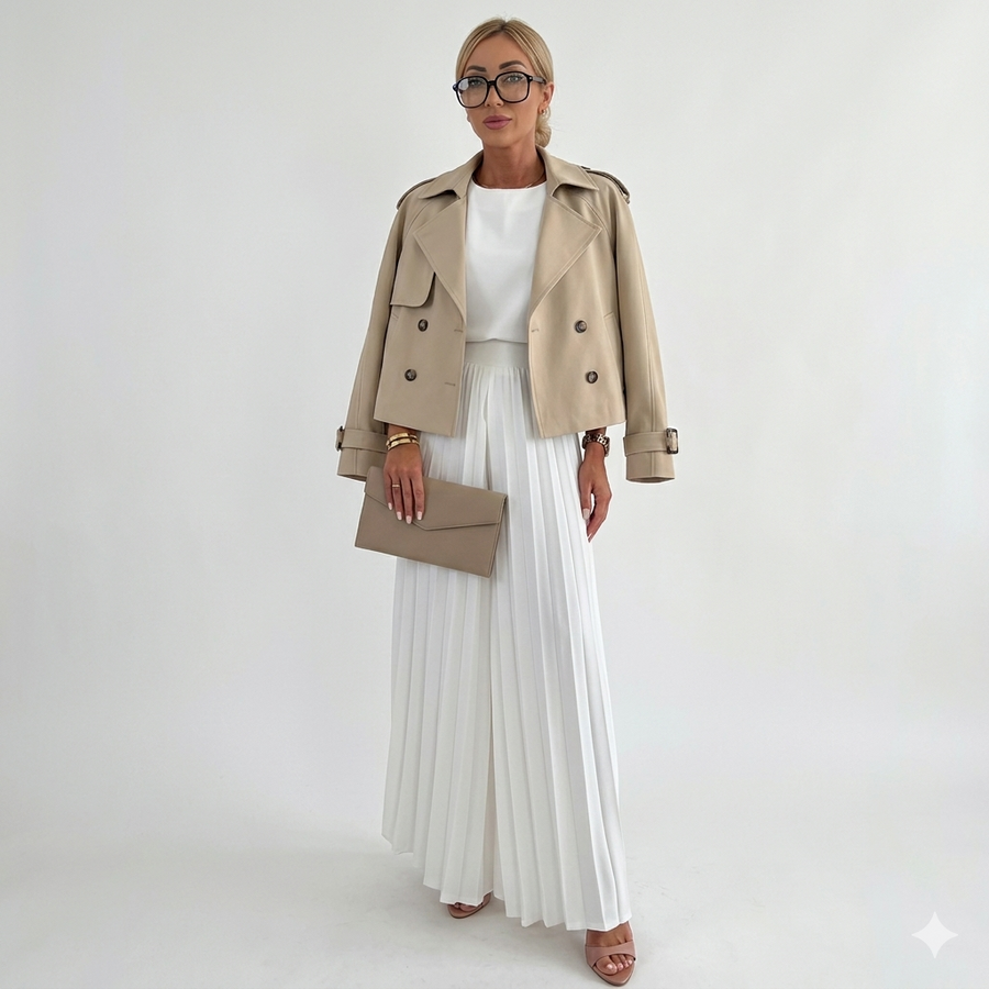 Women’s Cropped Trench Coat