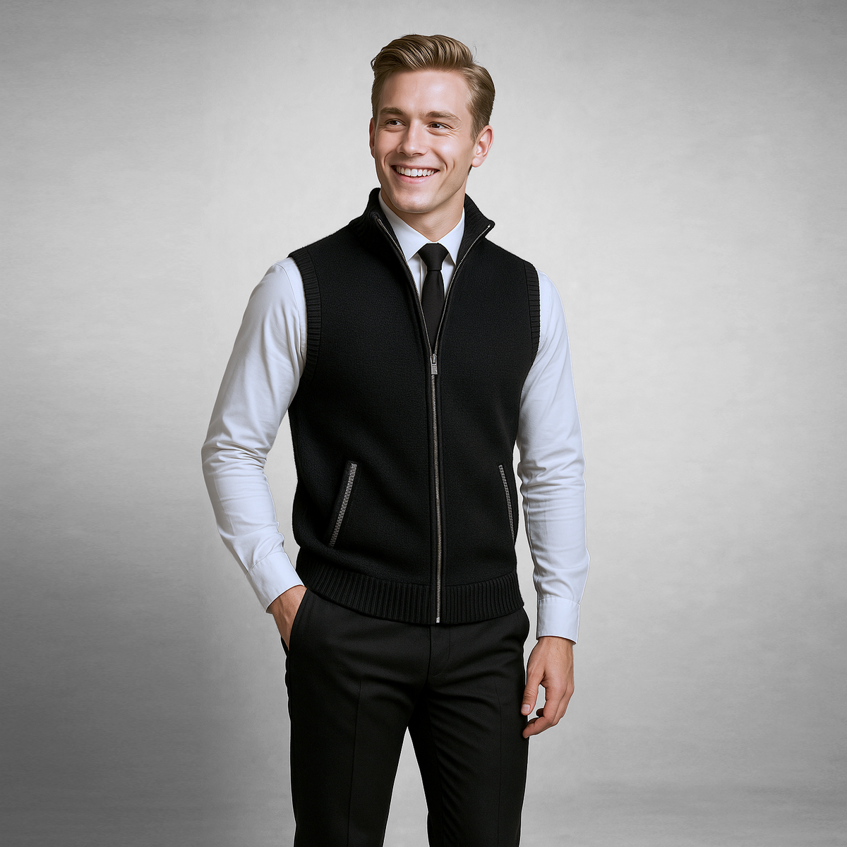 Harrison Full-Zip Men's Vest - detail image 6