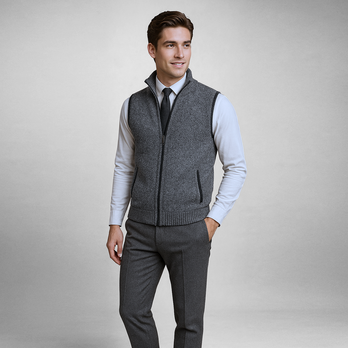 Harrison Full-Zip Men's Vest - detail image 7