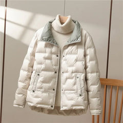 Oslo Women's Puffer Jacket - Beige