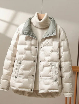 Oslo Women's Puffer Jacket - Beige