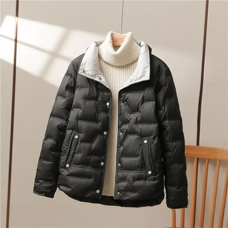 Oslo Women's Puffer Jacket - Black