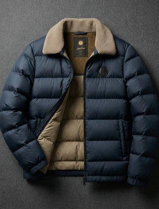 Cameron - Light Down Men's Jacket - Dark Navy Blue