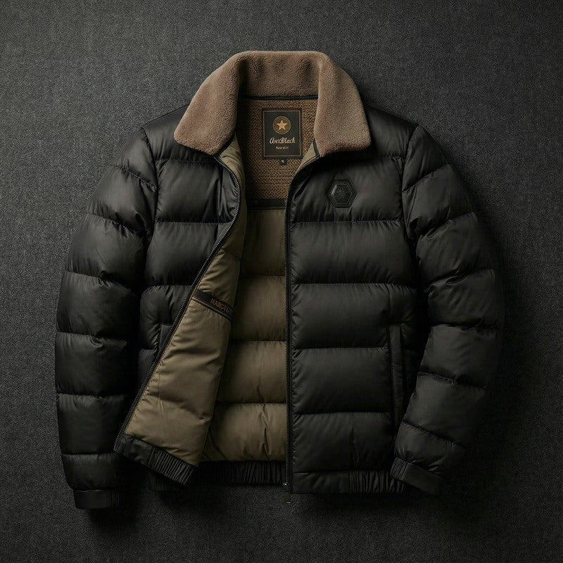 Cameron - Light Down Men's Jacket - Midnight Black