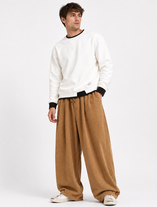 Men’s Relaxed Wide-Leg Joggers