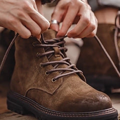 Men’s Vintage Rugged Lace-Up Boots