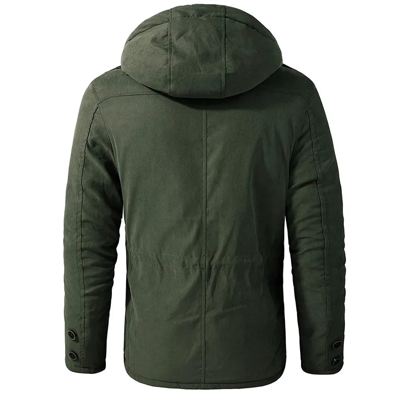 Men’s Insulated Hooded Parka Jacket
