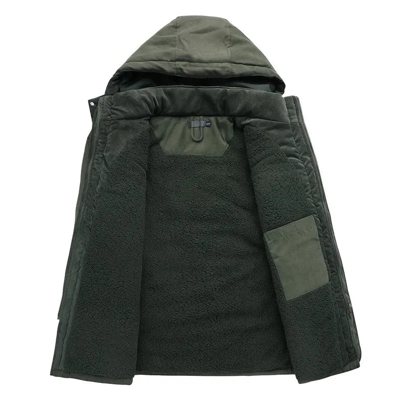 Men’s Insulated Hooded Parka Jacket