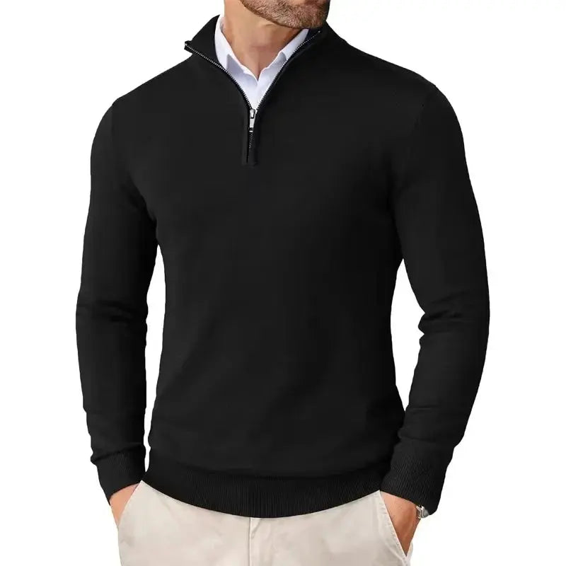 Men’s Soft Knit Half-Zip Jumper