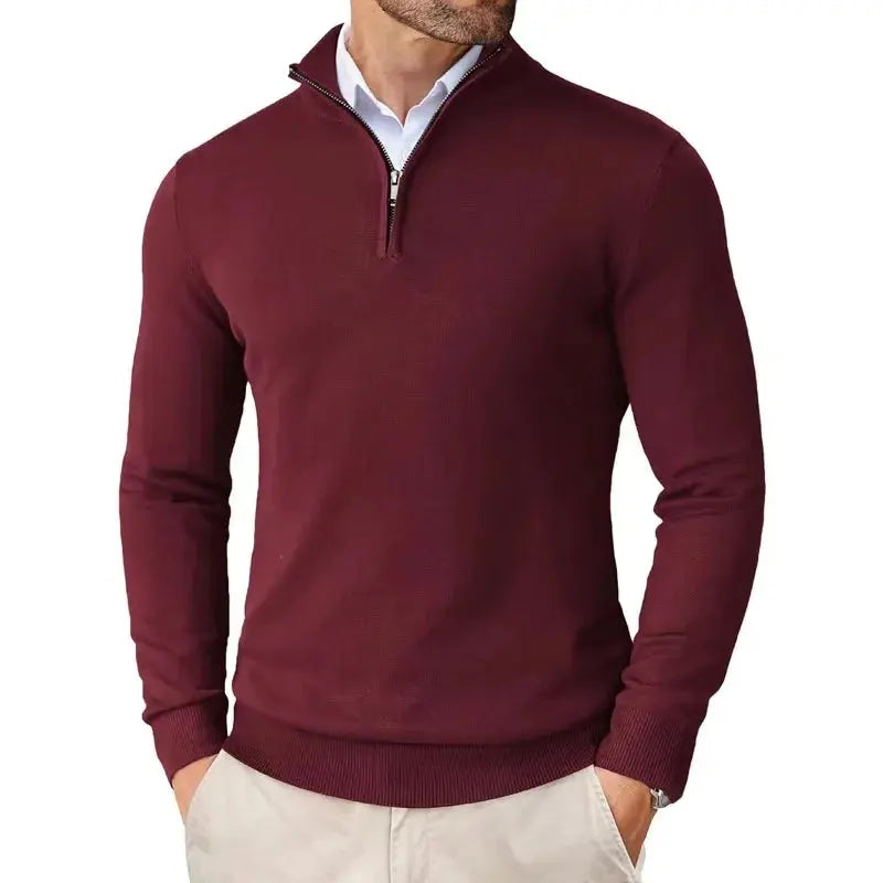 Men’s Soft Knit Half-Zip Jumper