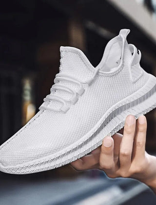 Men’s Mesh Lace-Up Running Trainers