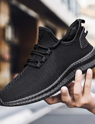 Men’s Mesh Lace-Up Running Trainers