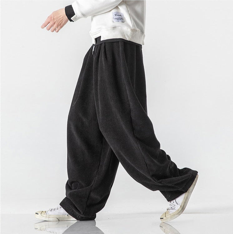 Men’s Relaxed Wide-Leg Joggers