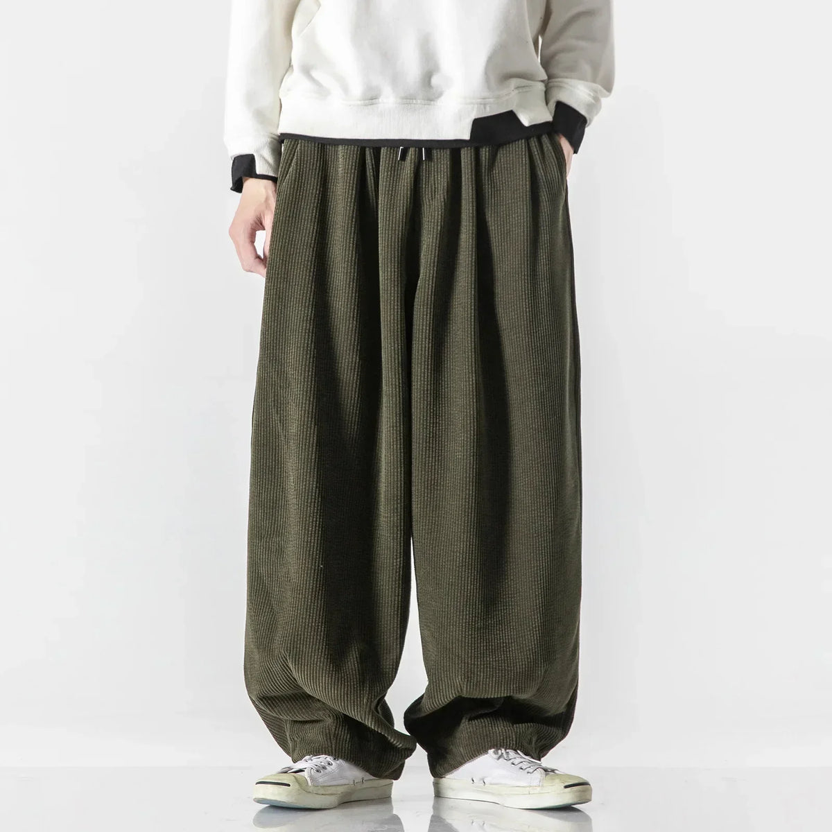 Men’s Relaxed Wide-Leg Joggers