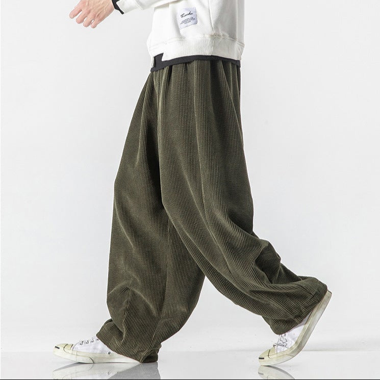 Men’s Relaxed Wide-Leg Joggers