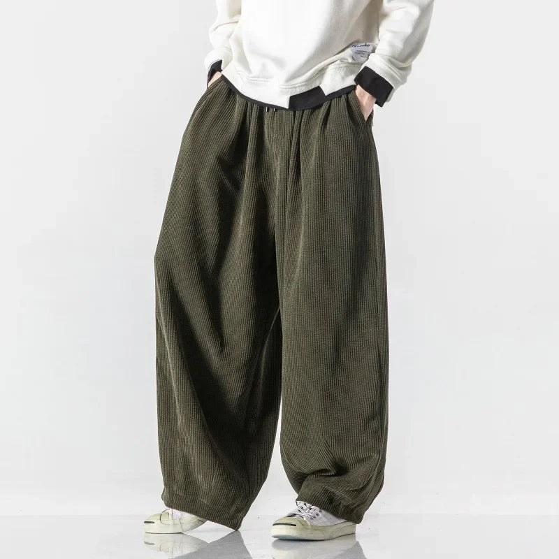 Men’s Relaxed Wide-Leg Joggers