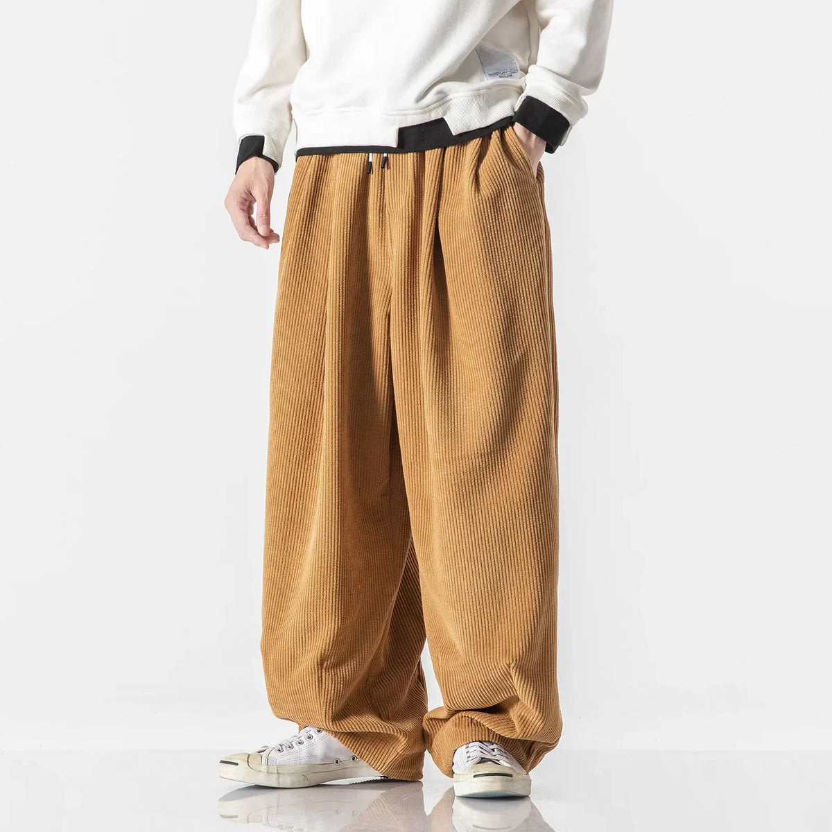 Men’s Relaxed Wide-Leg Joggers