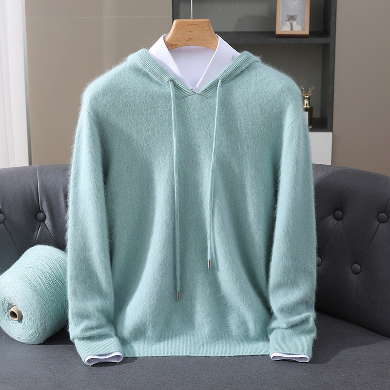 Valencia Soft Knit Men's Hoodie - Teal