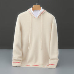 Elysian Soft Knit Cloud Men's Hoodie - Beige