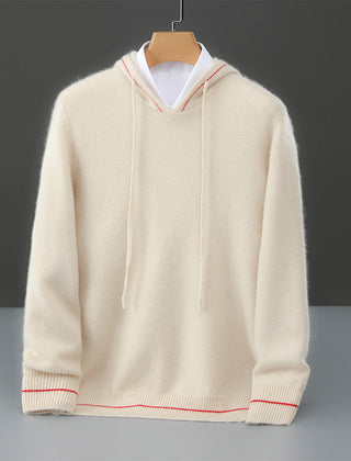 Elysian Soft Knit Cloud Men's Hoodie - Beige